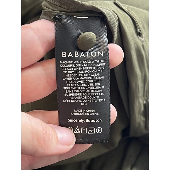 Babaton Olive Green Long Jacket - Picture 15 of 16